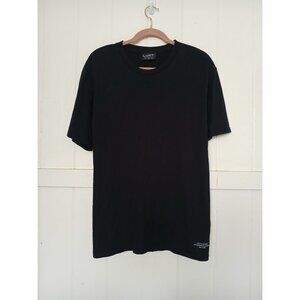 LVFT Live Fit Apparel Basic T Shirt Mens L Black Cotton Short Sleeve Performance